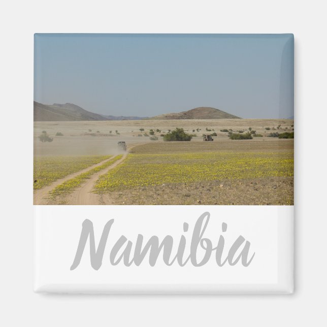 Imán Paisaje de Namibia en África Ruta del Desierto de  (Frente)