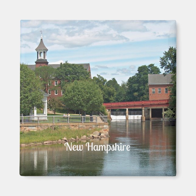 Imán Paisaje de New Hampshire (Frente)