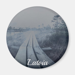 Imán Paisaje de oscilación de niebla