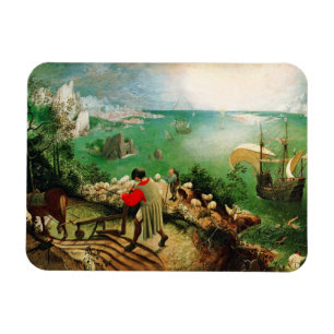 Imán Paisaje de Pieter Bruegel con la caída de Ícaro