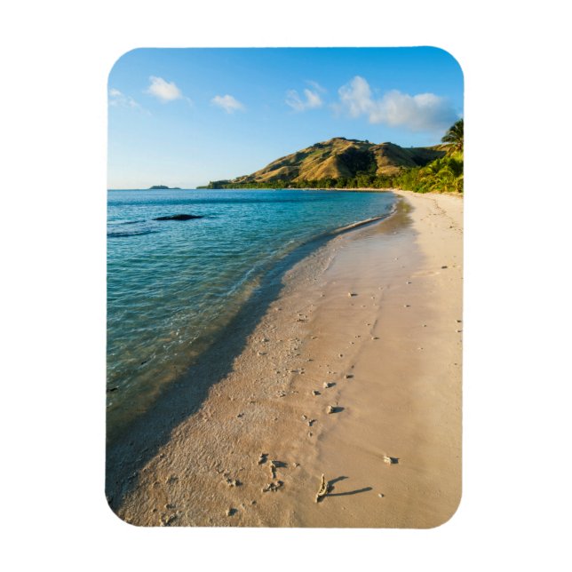 Imán Paisaje de playa tropical, Fiji (Vertical)