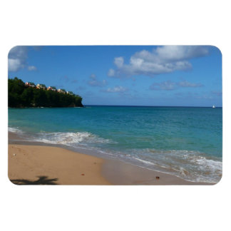 Imán Paisaje de vacaciones tropicales en la playa de Sa