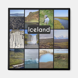 Imán Paisaje de verano de Islandia