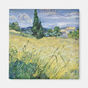 Imán Paisaje de Vincent van Gogh el   con el maíz