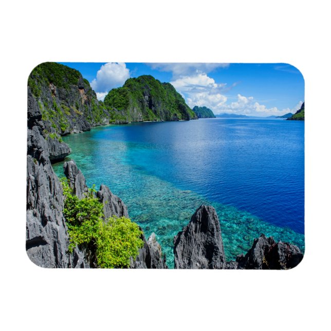Imán Paisaje del archipiélago de Bacuit (Horizontal)