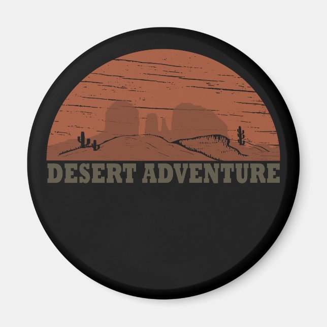 Imán Paisaje del desierto de Arizona Sedona (Frente)