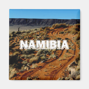Imán Paisaje del desierto de Tirool Namib en Namibia