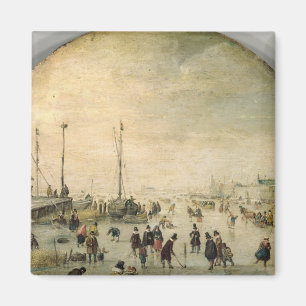 Imán Paisaje del invierno