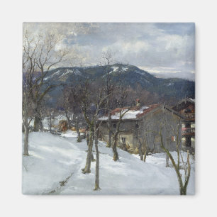 Imán Paisaje del invierno cerca de Kutterling, 1899