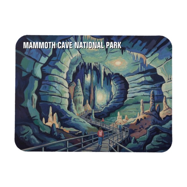 Imán Paisaje del Parque Nacional Mammoth Cave (Horizontal)