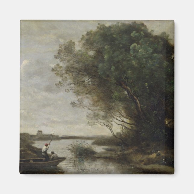 Imán Paisaje del río (Frente)
