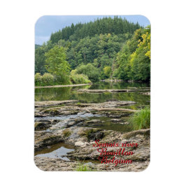 Imán Paisaje del río Semois en Bouillon, Bélgica