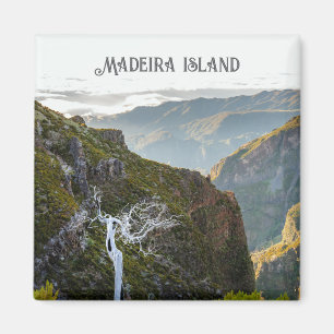 Imán paisaje del sendero Pico Ruivo, viaje a Madeira