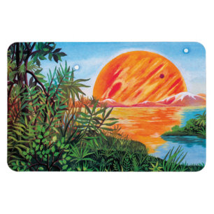 Imán Paisaje en Europa - Pintura de ciencia ficción de