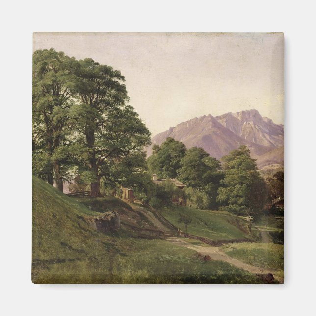 Imán Paisaje en la Alta Baviera, 1836 (Frente)