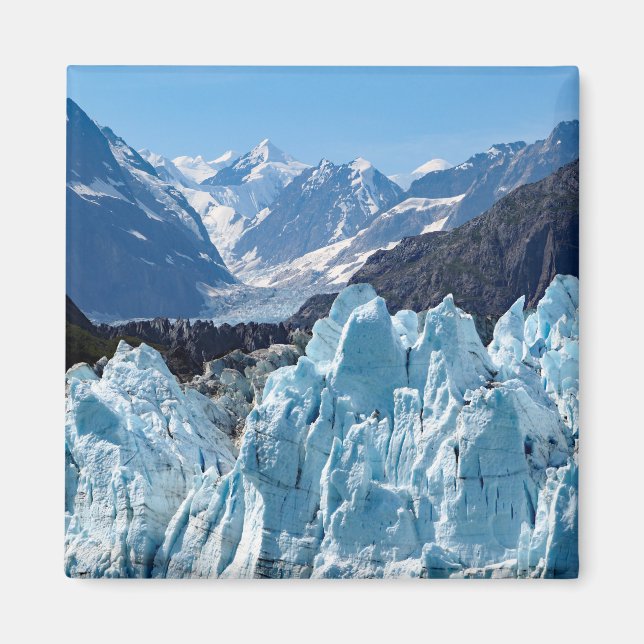 Imán Paisaje en la bahía del glaciar de Alaska (Frente)