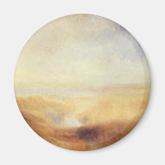 Imán Paisaje en la bahía del río lejano por Joseph Turn (Frente)