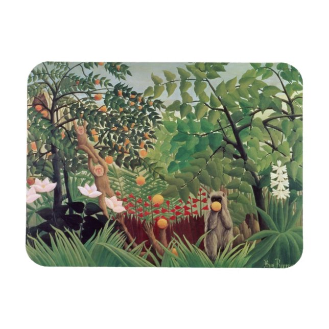 Imán Paisaje exótico, 1910 (Horizontal)