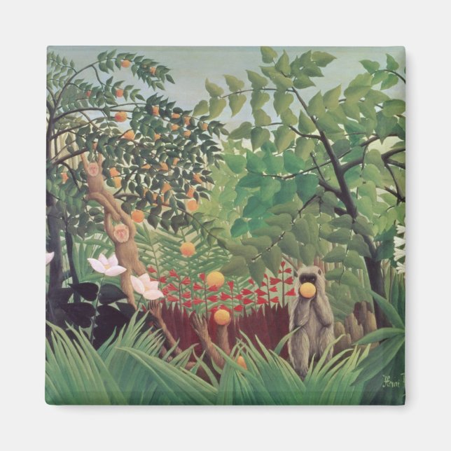 Imán Paisaje exótico, 1910 (Frente)