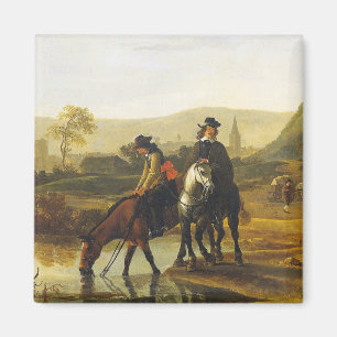 Imán Paisaje fluvial de los conductores Aelbert Cuyp