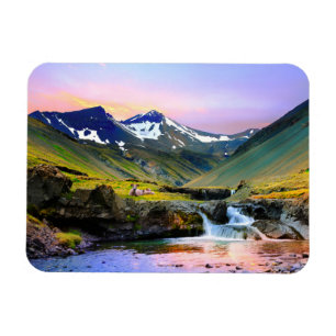 Imán Paisaje hermoso del paisaje de Islandia