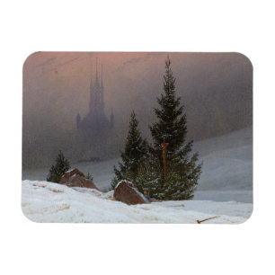 Imán Paisaje invernal, 1811 por Caspar David Friedrich