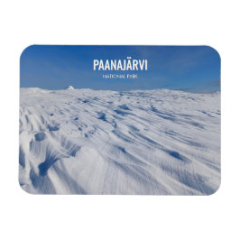 Imán Paisaje invernal del Parque Nacional Paanajarvi