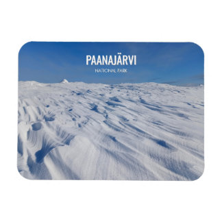 Imán Paisaje invernal del Parque Nacional Paanajarvi