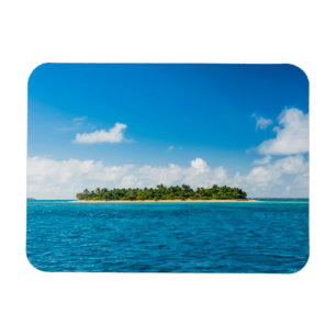 Imán Paisaje marino con pequeña isla