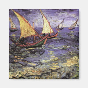 Imán Paisaje marino en Saintes Maries por Vincent van G