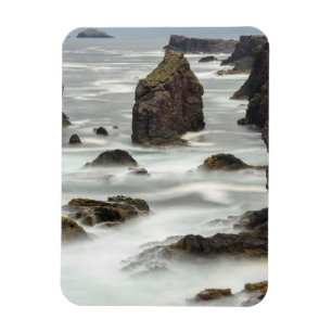 Imán Paisaje marino y montones de mar, Shetland