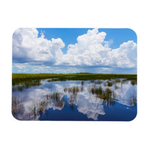 Imán Paisaje natural de los marismas
