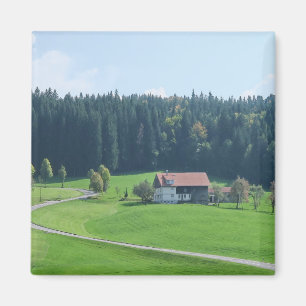 Imán paisaje, naturaleza, bávaras, alemania, alpes, via
