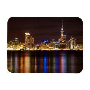 Imán Paisaje nocturno de Auckland