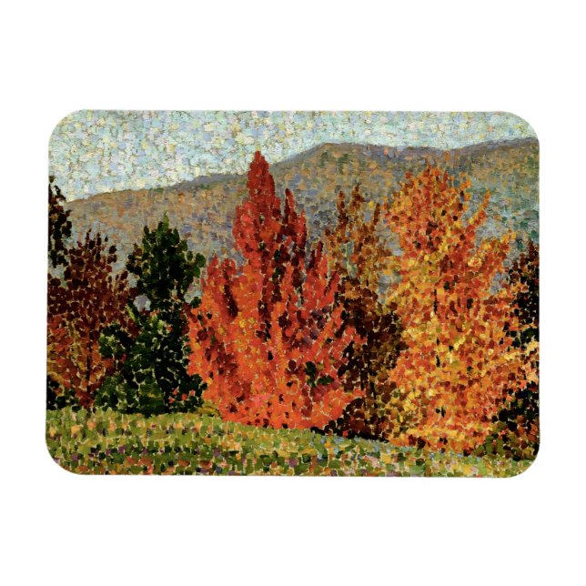 Imán Paisaje otoñal, c.1903 (aceite sobre lienzo) (Horizontal)