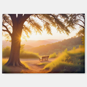 Imán Paisaje Panorámico Sunset Naturaleza Tranquila