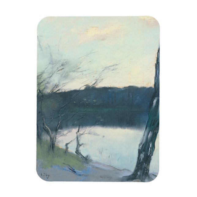 Imán Paisaje (pastel sobre lienzo) (Vertical)