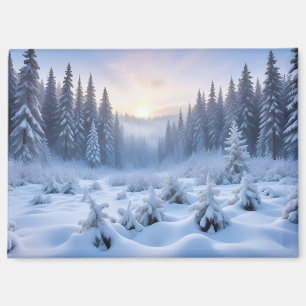 Imán Paisaje pintoresco Montañas Naturaleza invernal Ca