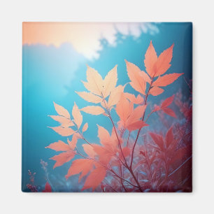 Imán Paisaje pintoresco, naturaleza forestal, arte