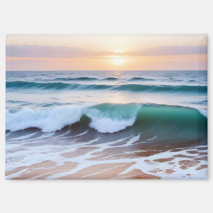 Imán Paisaje playero Sunset Dusk Tranquilidad Relax