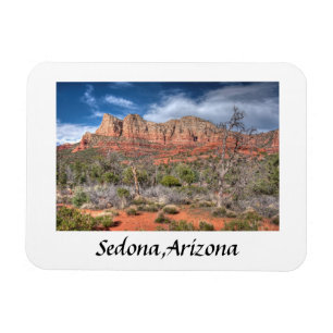Imán Paisaje rocoso rojo de Sedona Arizona