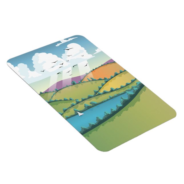 Imán Paisaje rural. (Lado Derecho)