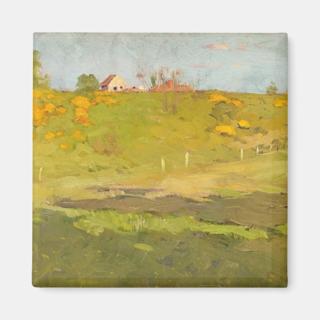 Imán Paisaje rural francés (por Georg Pauli) (Frente)