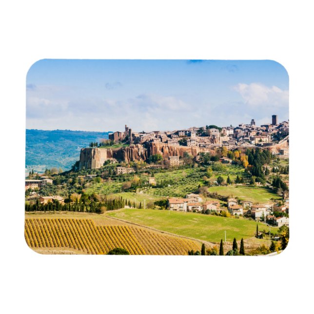 Imán Paisaje sobre Orvieto (Horizontal)