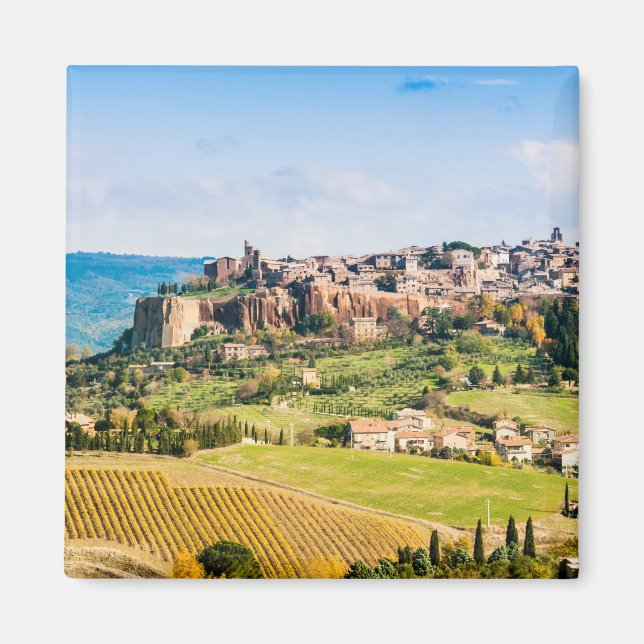 Imán Paisaje sobre Orvieto (Frente)