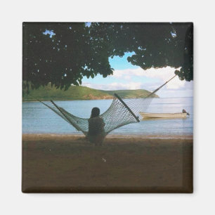 Imán Paisaje soñador de la playa de Fiji