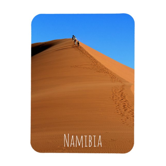 Imán Paisaje Sossusvlei de la duna de arena de Namibia  (Vertical)