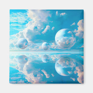 Imán Paisaje surrealista del cielo soñado