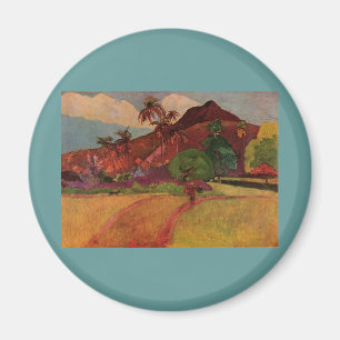 Imán Paisaje tahitiano de Paul Gauguin (1893)