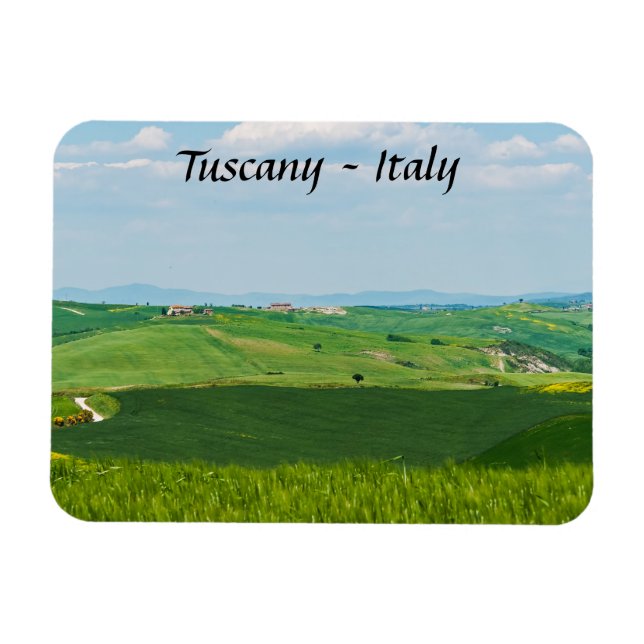 Imán Paisaje típico de la Toscana (Horizontal)